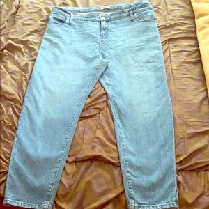Light-Wash Denim Jeans